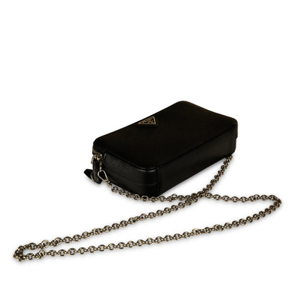 Prada Dual Zip Wallet on Chain
