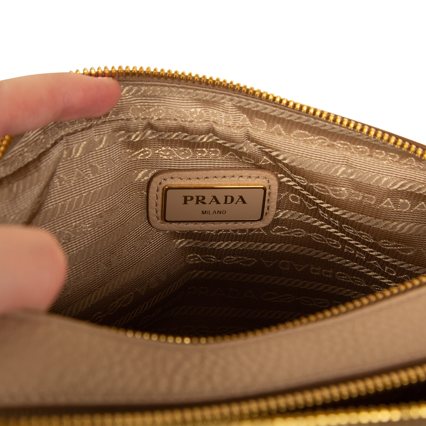 Prada Cameo Double Zip Camera Bag