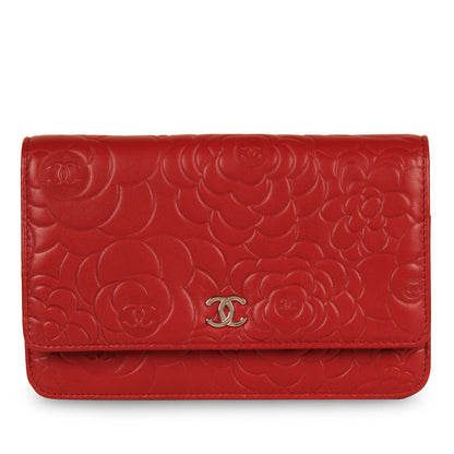 Chanel Camellia Wallet On Chain