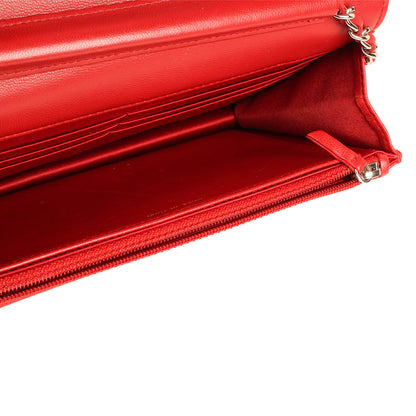 Chanel Camellia Wallet On Chain