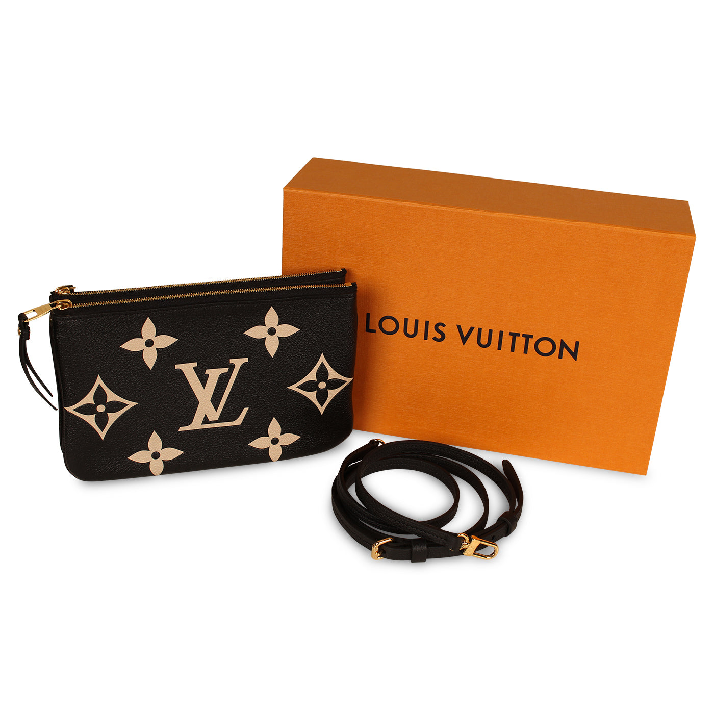 Louis Vuitton Pochette Double Zip on Strap