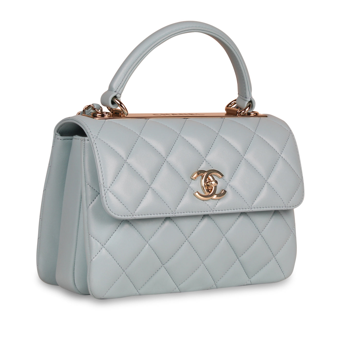 Chanel Trendy CC Flap Bag - Small Tiffany Blue