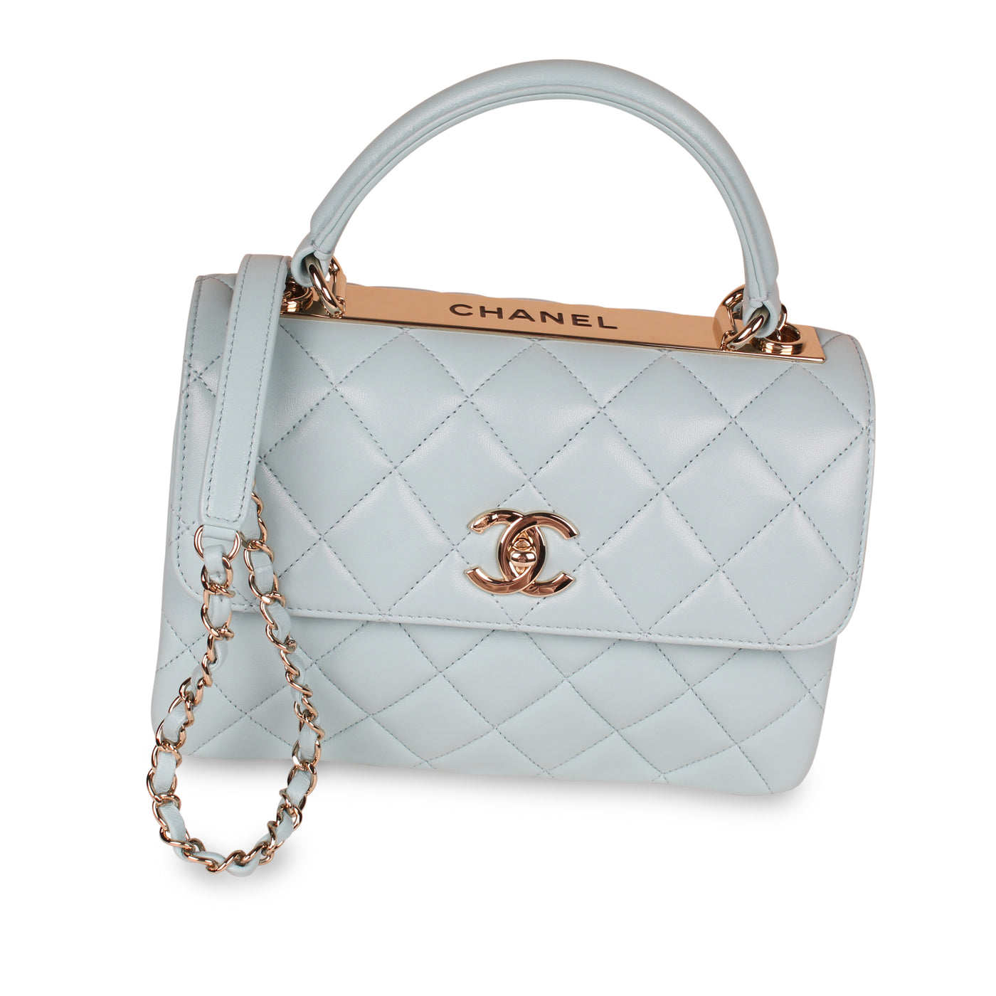 Chanel Trendy CC Flap Bag - Small Tiffany Blue