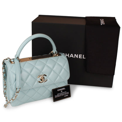 Chanel Trendy CC Flap Bag - Small Tiffany Blue