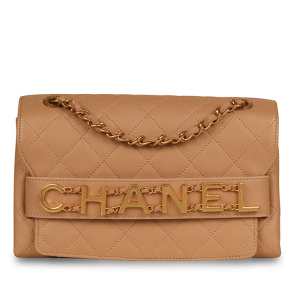 Chanel Medium Enchained Logo Flap Bag
