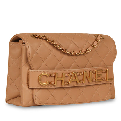 Chanel Medium Enchained Logo Flap Bag