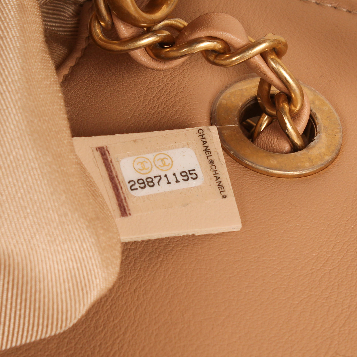 Chanel Medium Enchained Logo Flap Bag