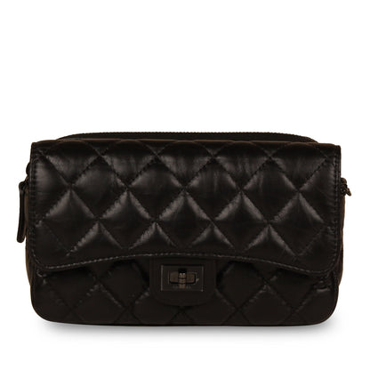 Chanel O-Case Re-Issue Crossbody - Black calfskin