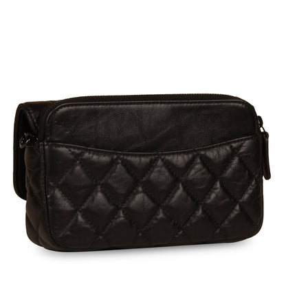 Chanel O-Case Re-Issue Crossbody - Black calfskin