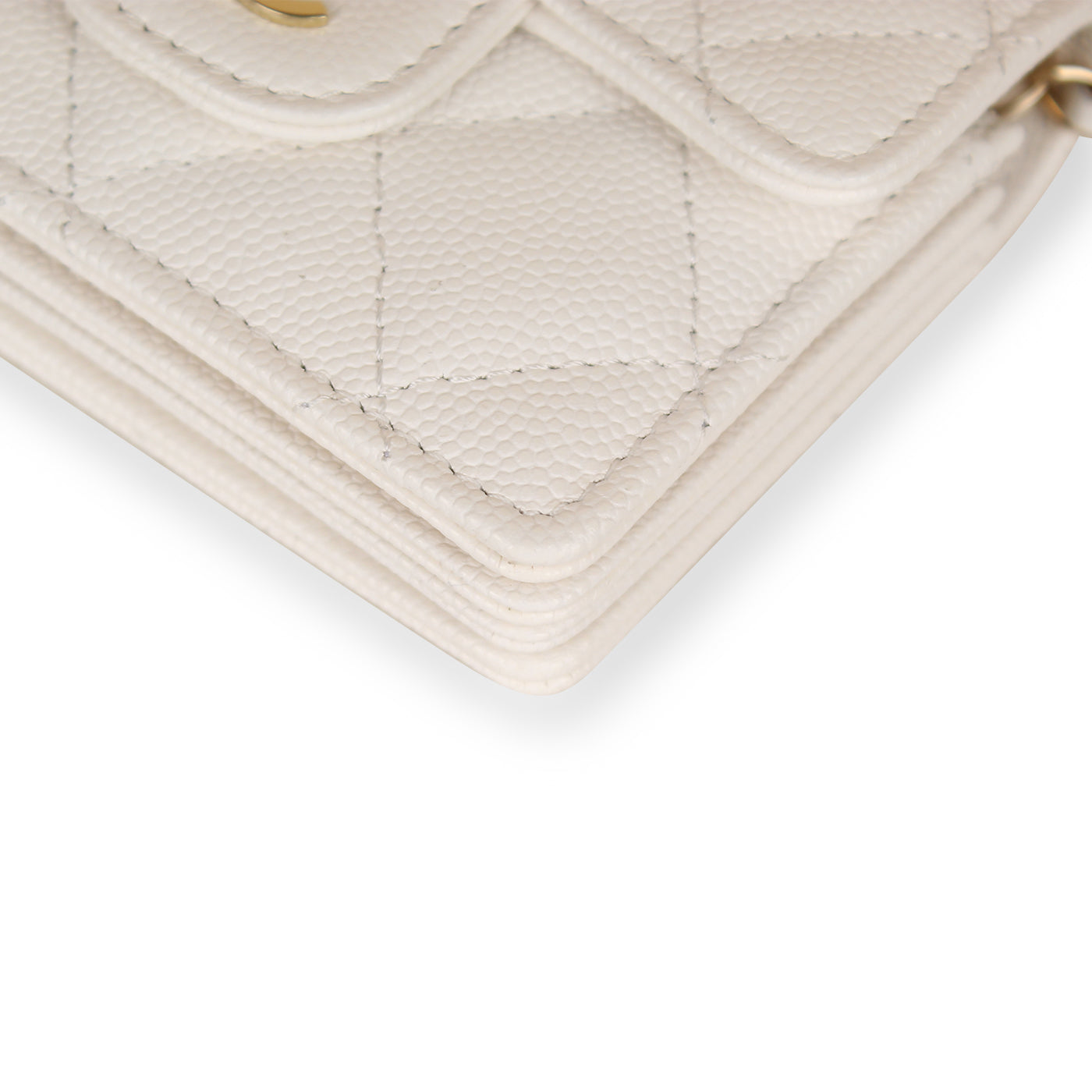 Chanel Classic Flap Card Holder with Chain