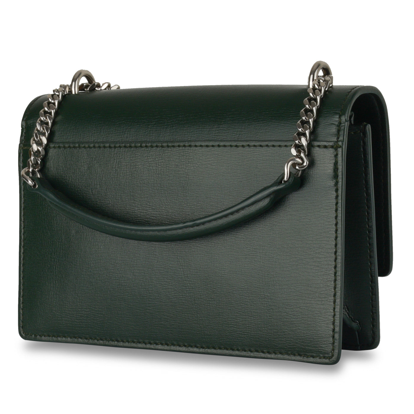 Saint Laurent Mini Sunset Bag - Forest Green