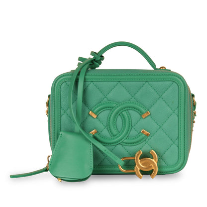 Chanel Mini Filigree Vanity Case