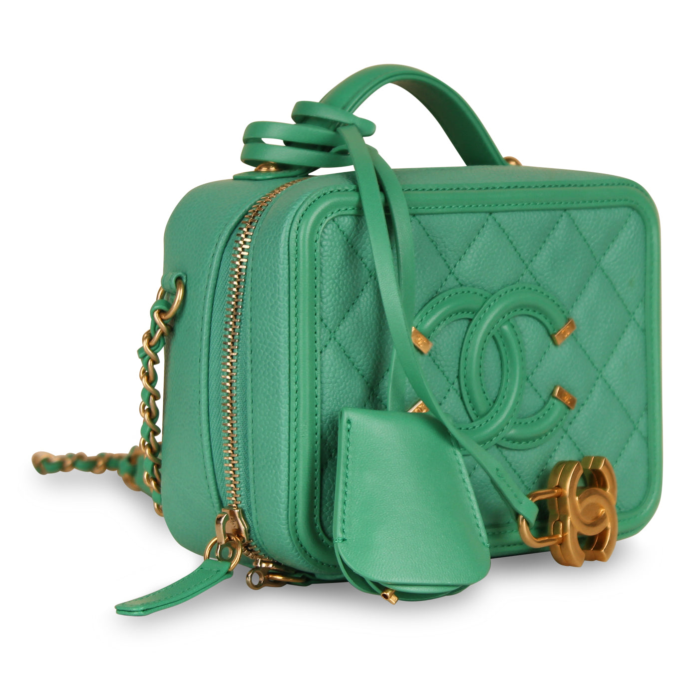 Chanel Mini Filigree Vanity Case