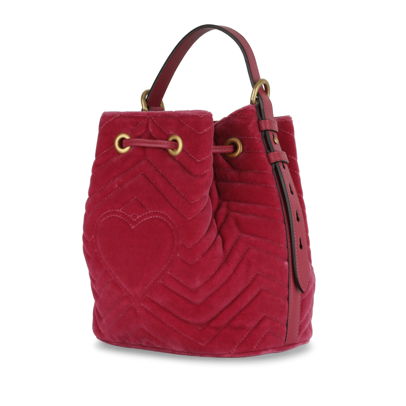 Gucci Marmont Bucket - Pink Velvet