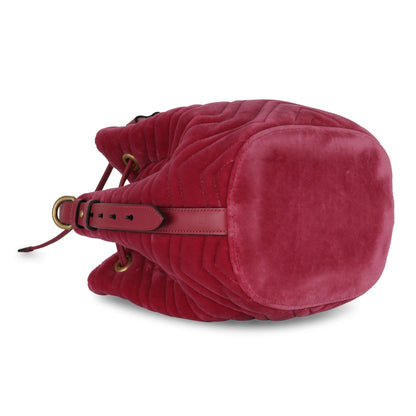 Gucci Marmont Bucket - Pink Velvet