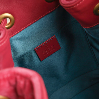 Gucci Marmont Bucket - Pink Velvet