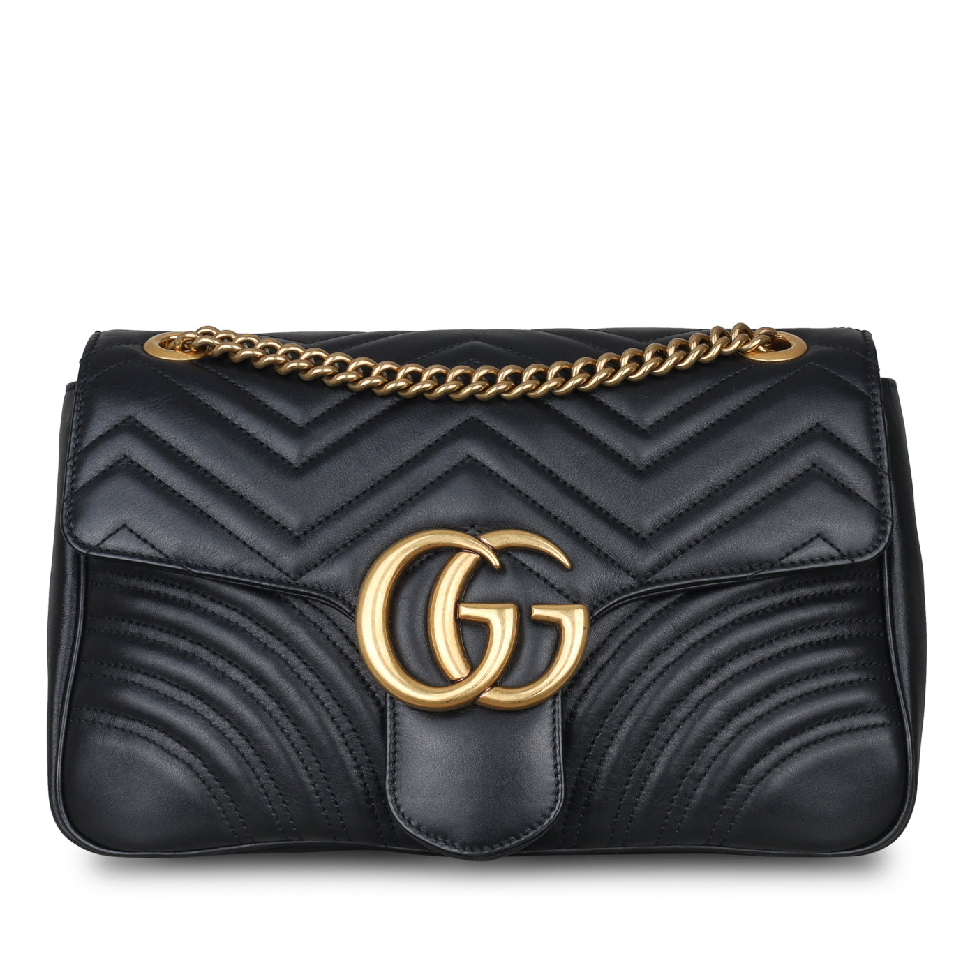 Gucci Medium Marmont Bag - Black