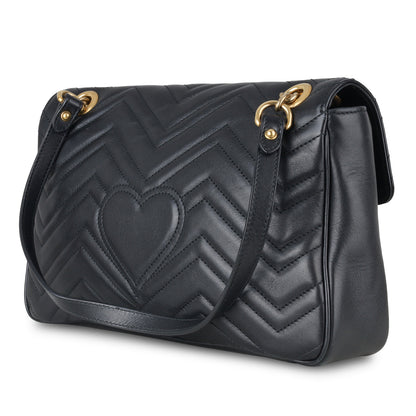 Gucci Medium Marmont Bag - Black