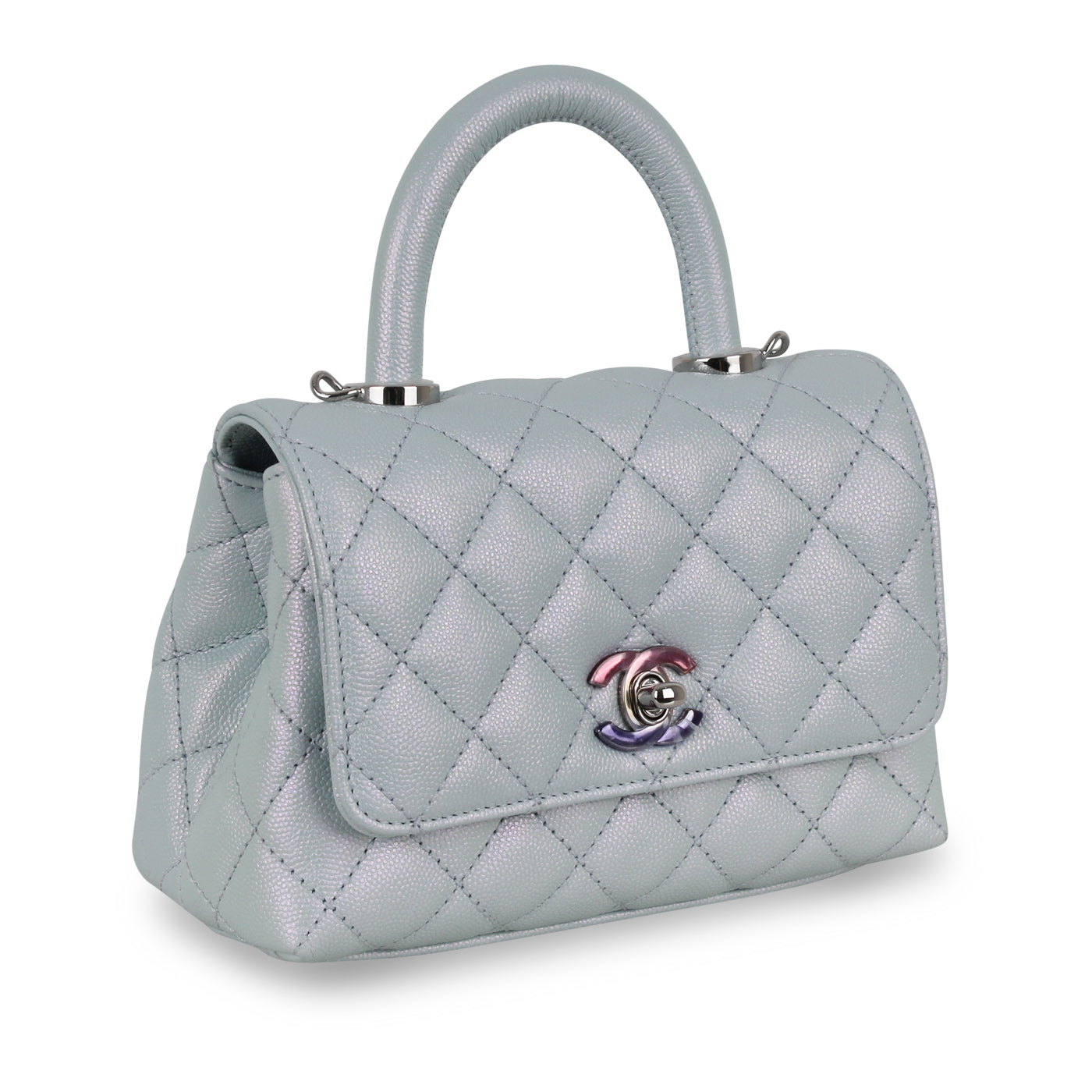 Chanel Mini Coco Handle - Iridescent