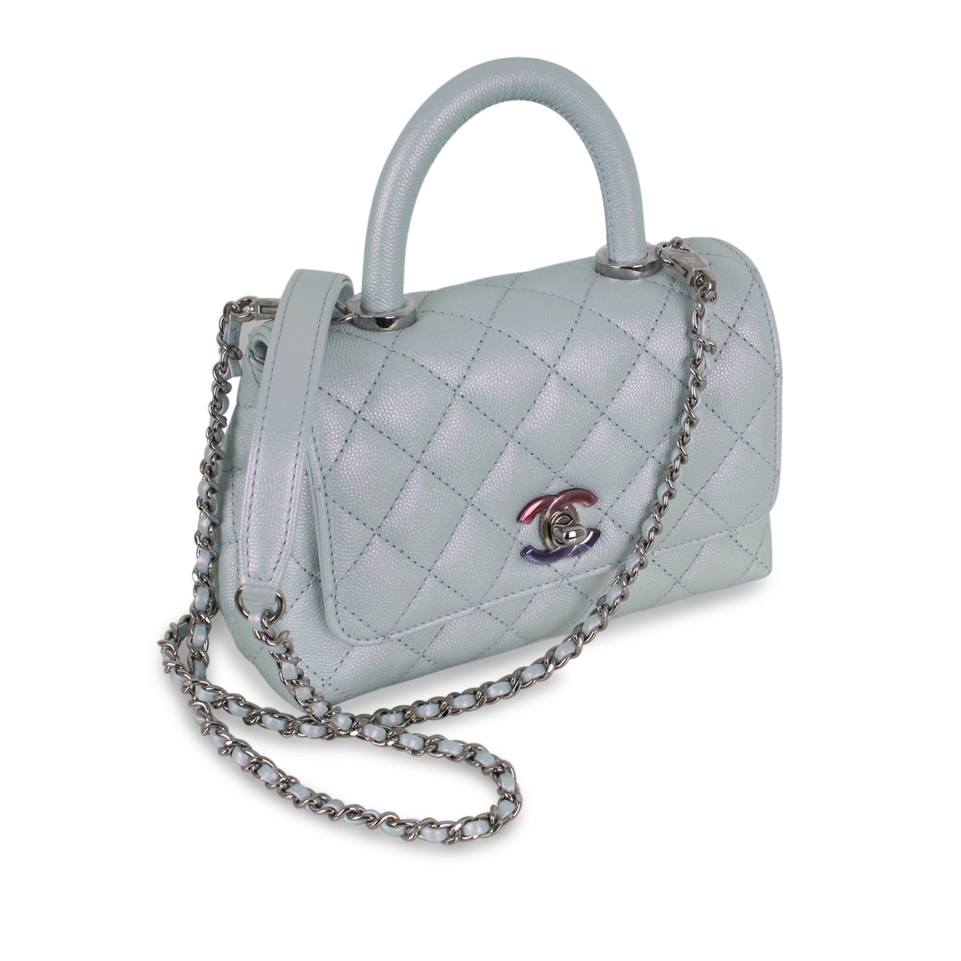 Chanel Mini Coco Handle - Iridescent