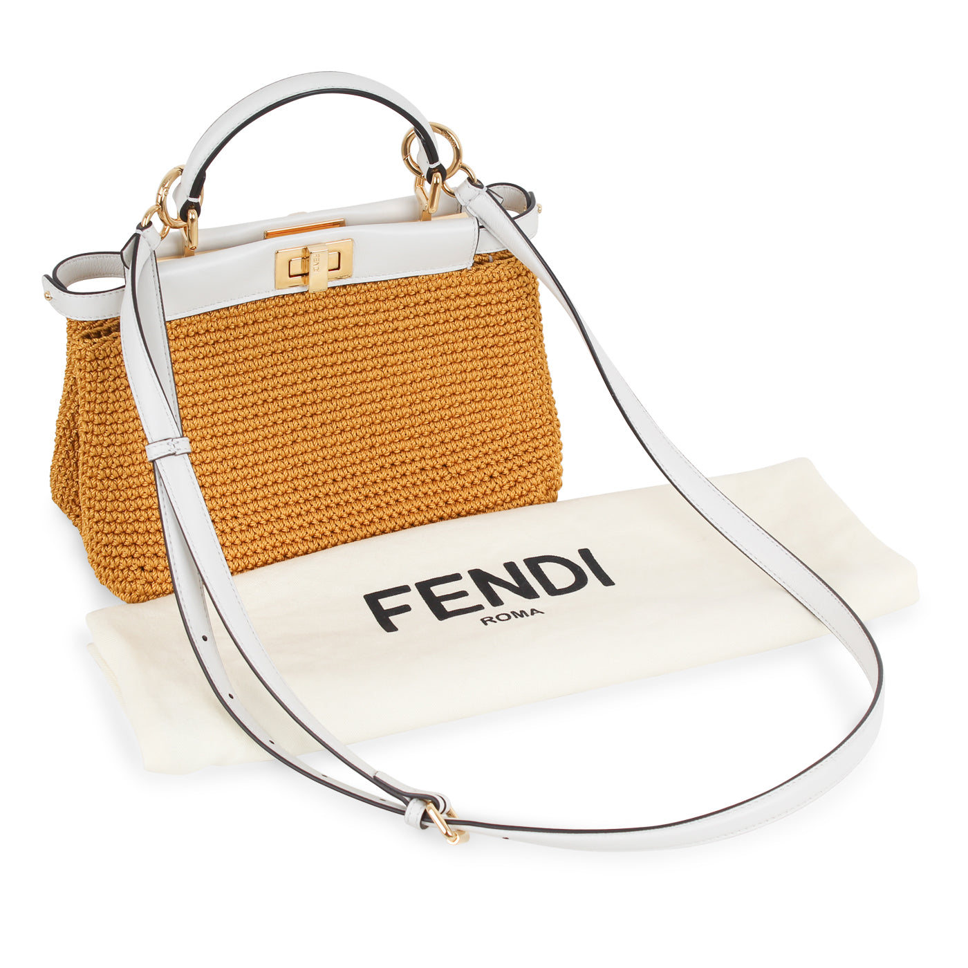 Fendi Woven Peekaboo Mini