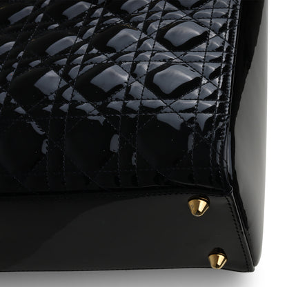 Christian Dior Patent Lady Dior - Large