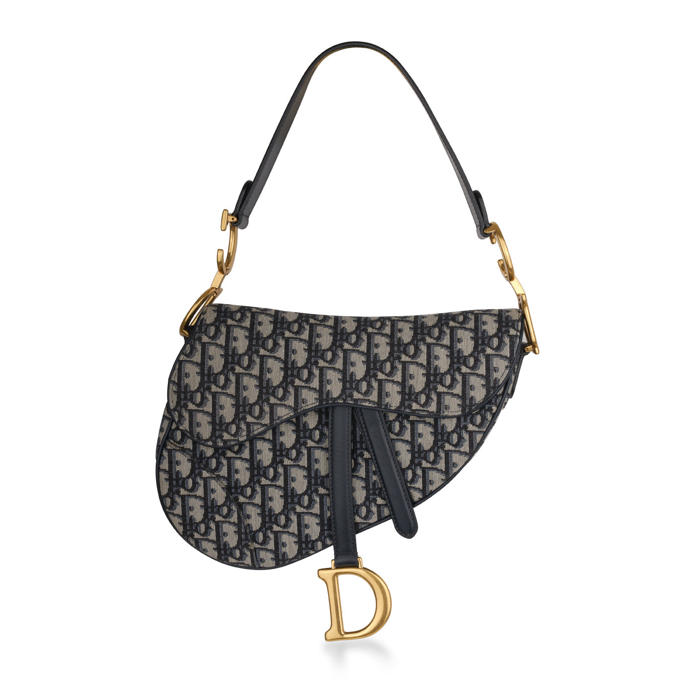 Christian Dior Saddle Bag - Oblique Canvas