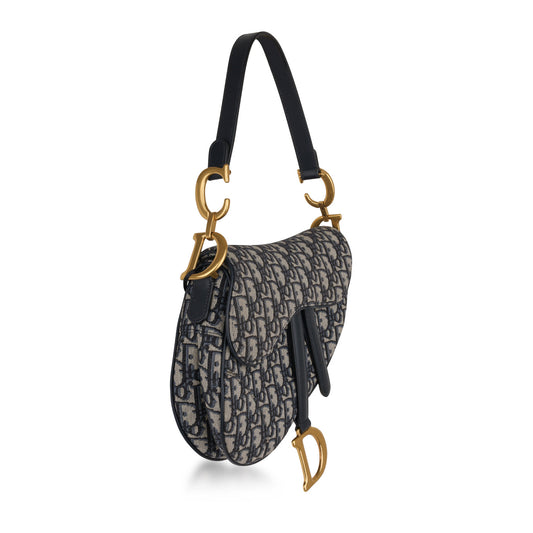 Christian Dior Saddle Bag - Oblique Canvas