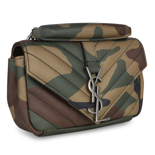 Saint Laurent Mini Collège - Camo
