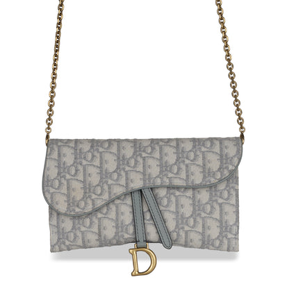 Christian Dior Saddle Wallet On Chain
