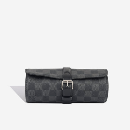 Louis Vuitton 3 Watch Case - Damier Graphite