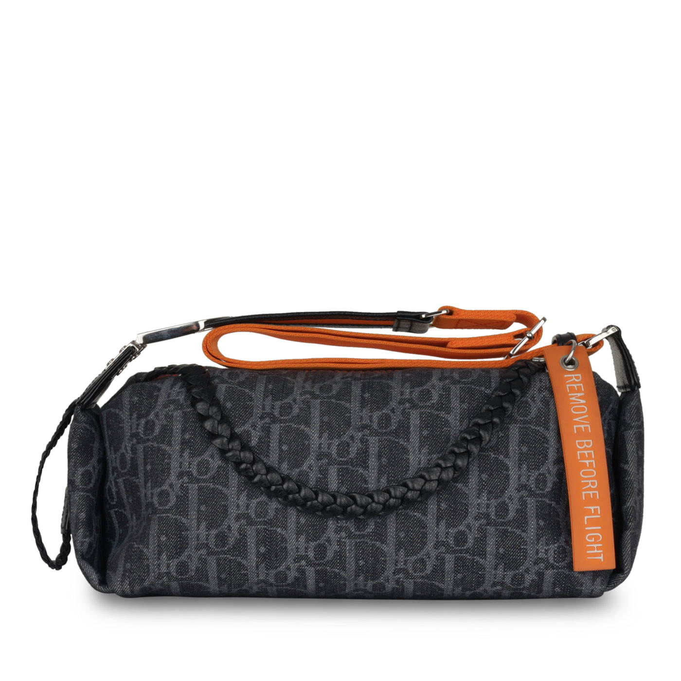Christian Dior Denim Flight Bag - Vintage