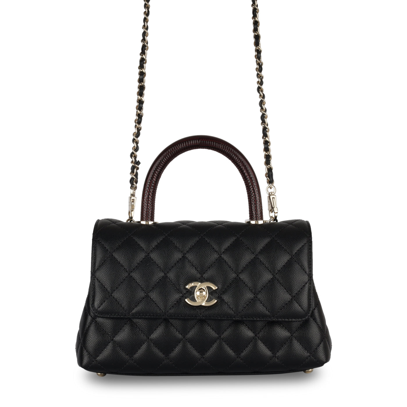 Chanel Small Coco Handle - Lizard Handle
