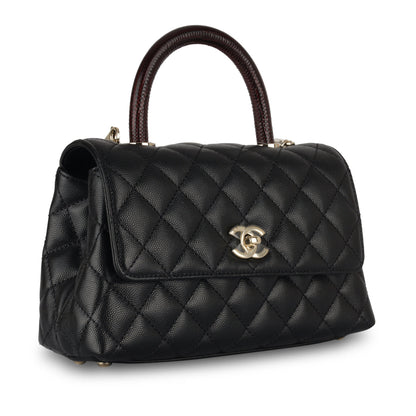 Chanel Small Coco Handle - Lizard Handle