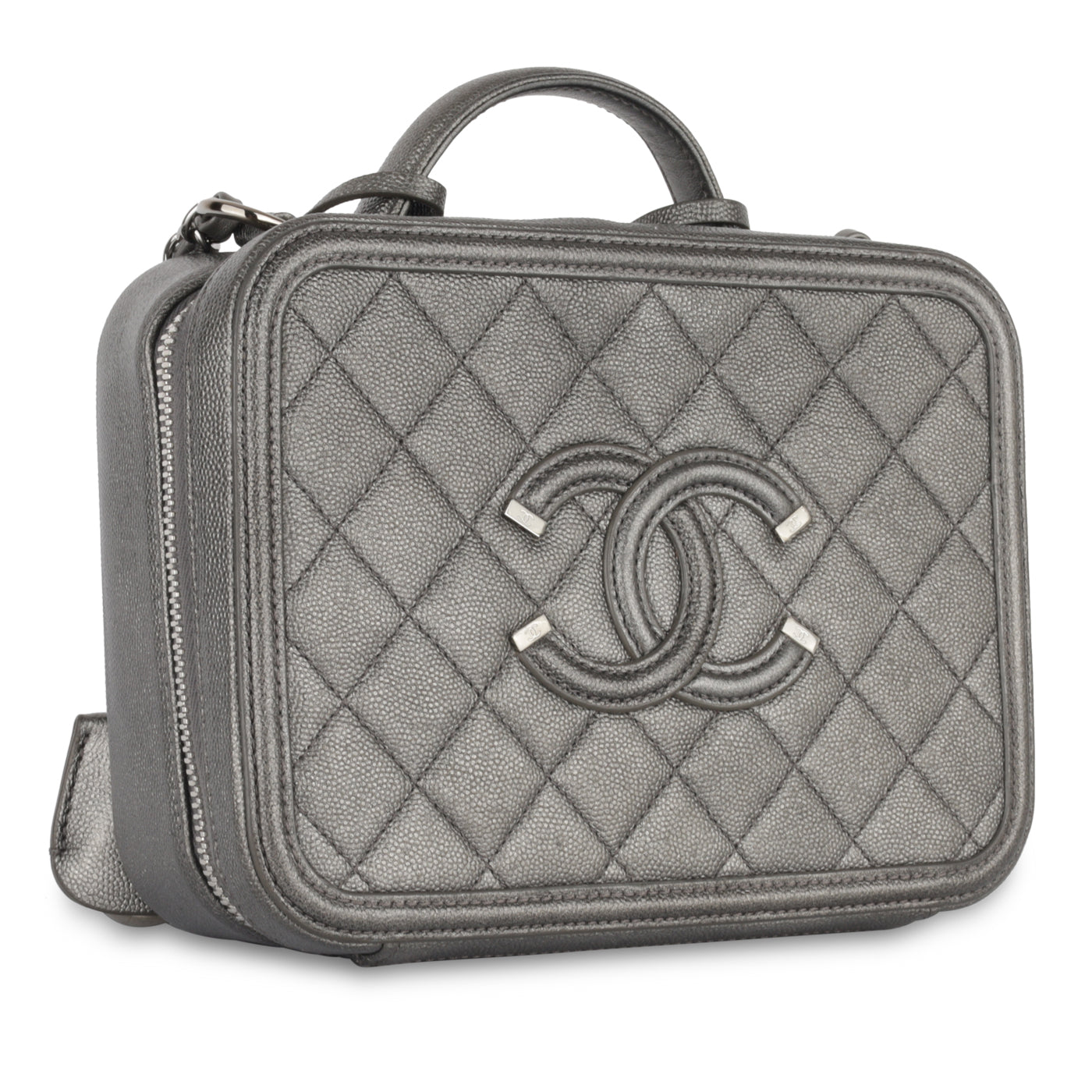 Chanel Filigree CC Vanity Case - Medium