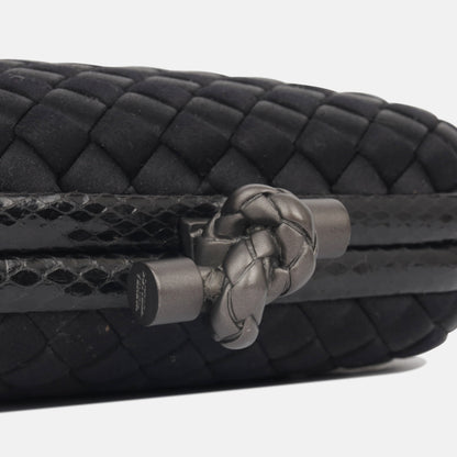 Bottega Veneta Intrecciato Knot Clutch