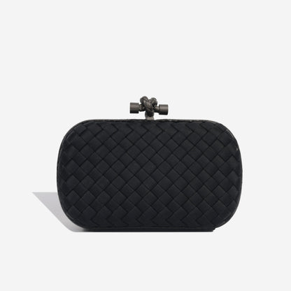 Bottega Veneta Intrecciato Knot Clutch
