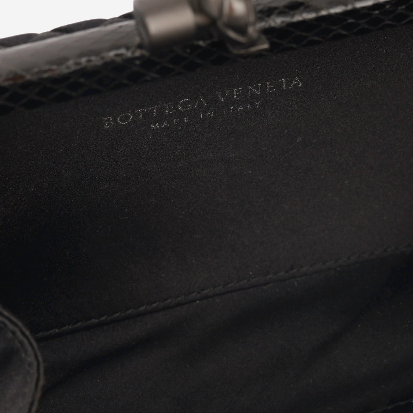 Bottega Veneta Intrecciato Knot Clutch