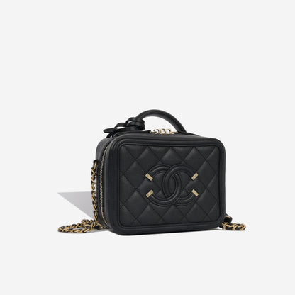 Chanel Filigree CC Vanity Case - Small