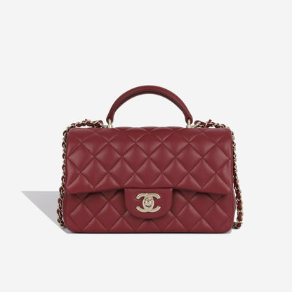 Chanel Mini Flap Bag With Top Handle
