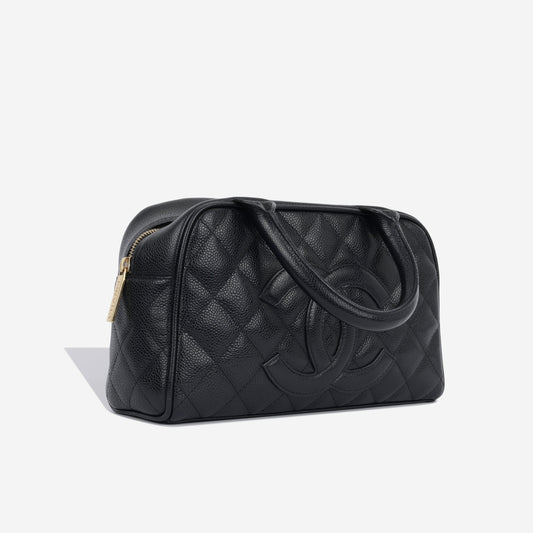 Chanel Vintage Quilted Bowler Tote