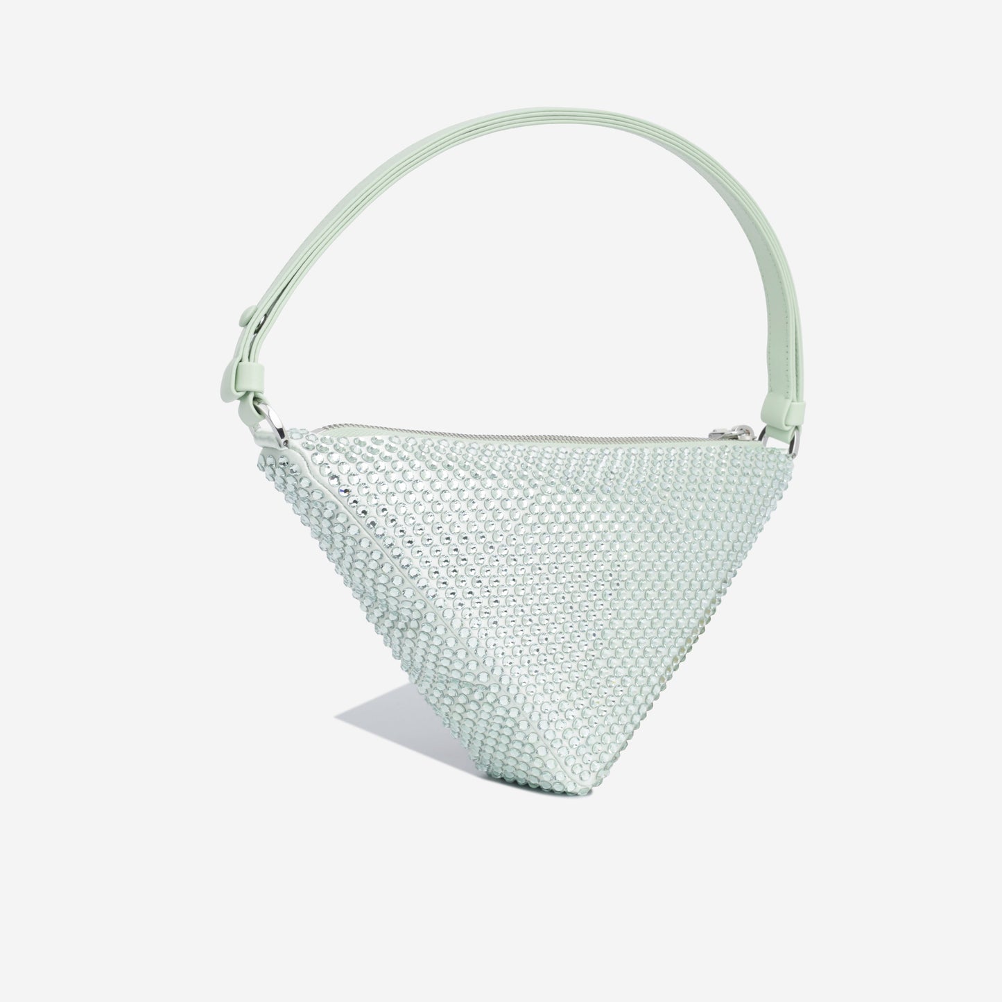 Prada Crystal Studded Satin Pouch