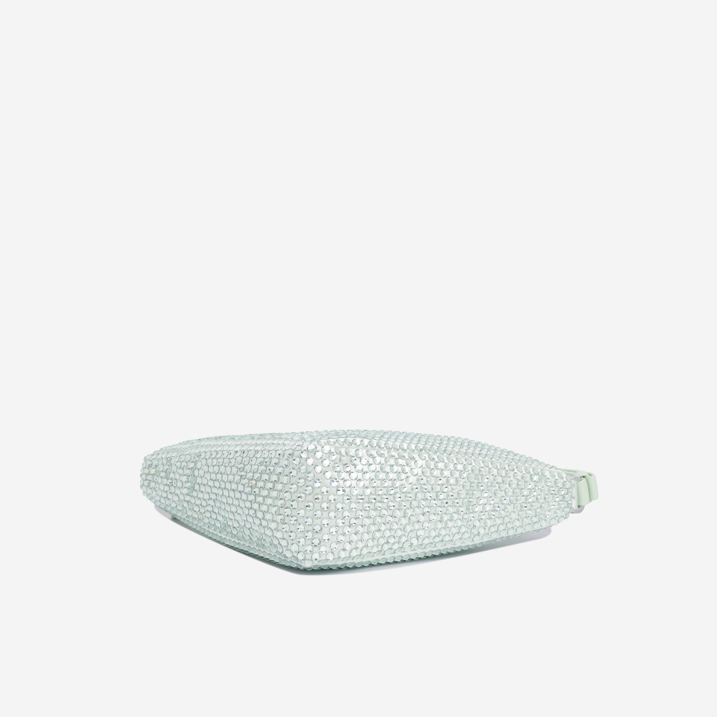 Prada Crystal Studded Satin Pouch