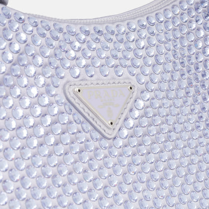 Prada Satin Mini Bag with Crystals