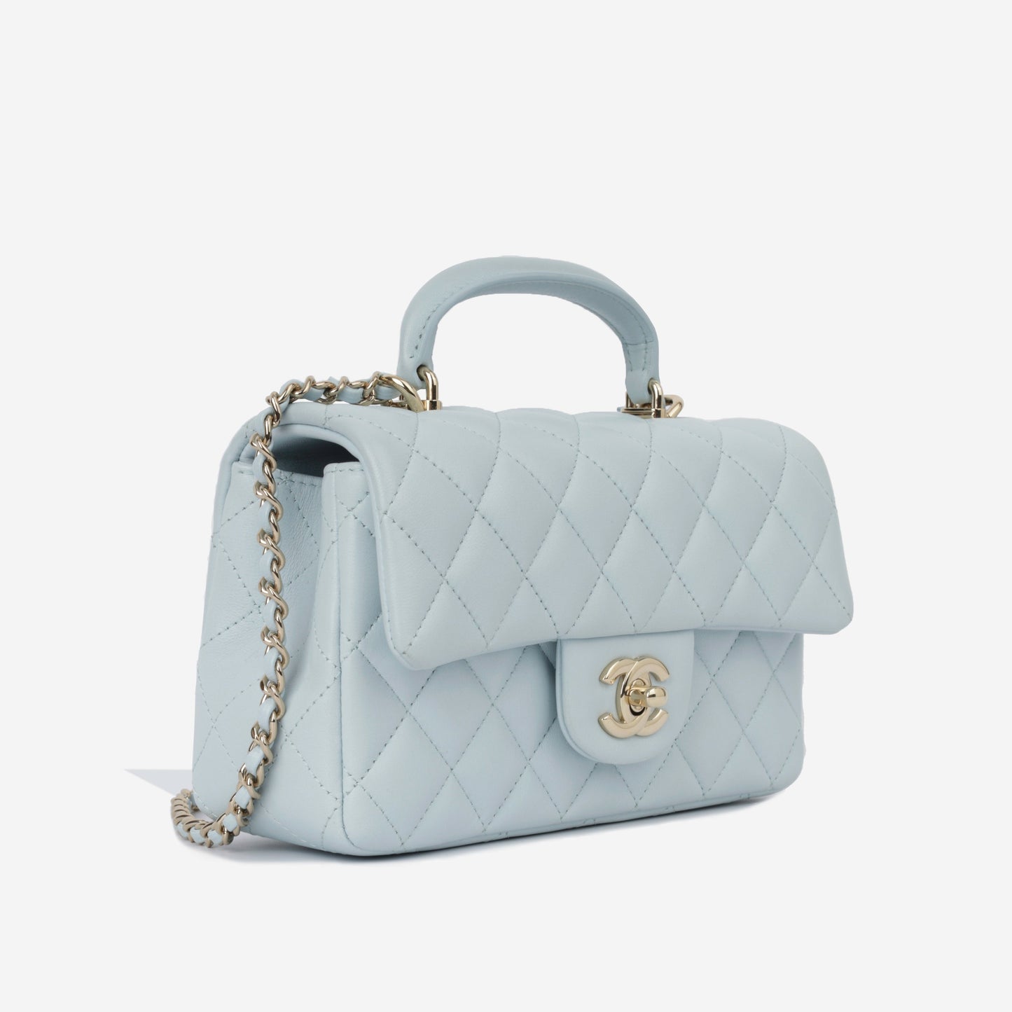 Chanel Mini Flap Bag With Top Handle