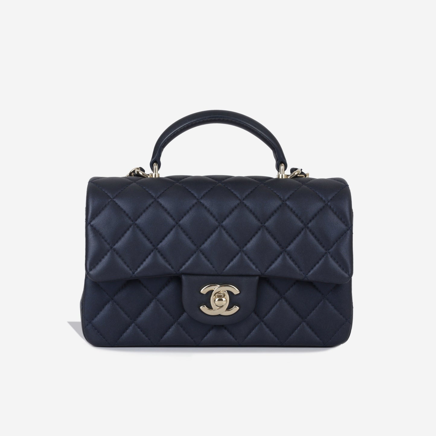 Chanel Mini Flap Bag With Top Handle