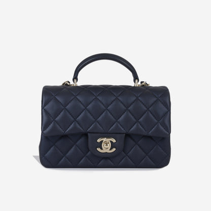 Chanel Mini Flap Bag With Top Handle