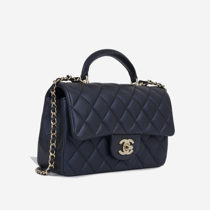 Chanel Mini Flap Bag With Top Handle