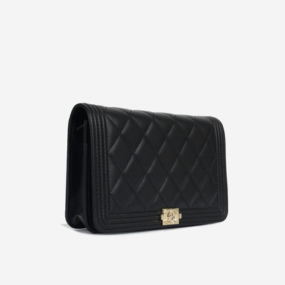 Chanel Boy WOC - Black Lambskin