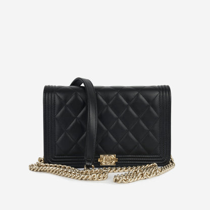 Chanel Boy WOC - Black Lambskin